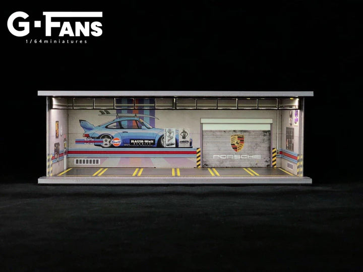 G-Fans Porsche Garage (car models and figures NOT included)
