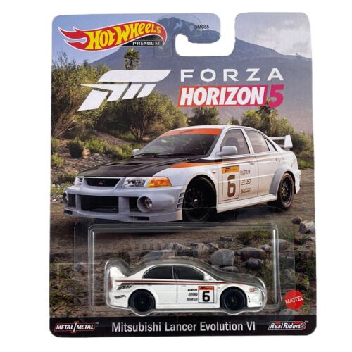 Hot Wheels 2022 Premium Forza Horizon 5 Mitsubishi Lancer Evolution VI White