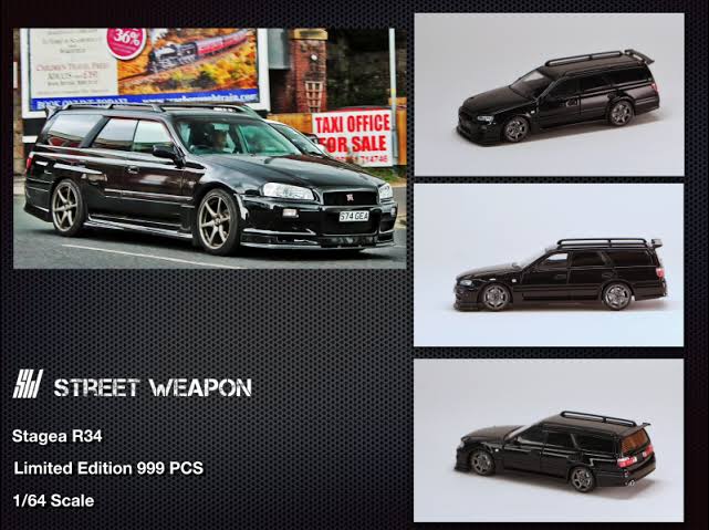 Street Weapon Nissan Stagea Black
