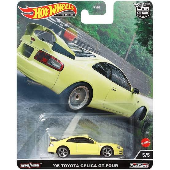 Hot Wheels 1:64 Car Culture Mountain Drifters ‘95 Toyota Celica GT-Four Single