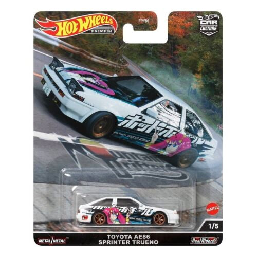 Hot Wheels 1:64 Car Culture Mountain Drifters Toyota Corolla AE86 Sprinter Trueno Single