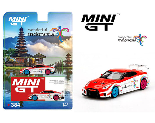 Mini GT 1:64 Indonesia Exclusive LB-Silhouette WORKS GT NISSAN 35GT-RR Ver.1 Wonderful Indonesia Limited Edition