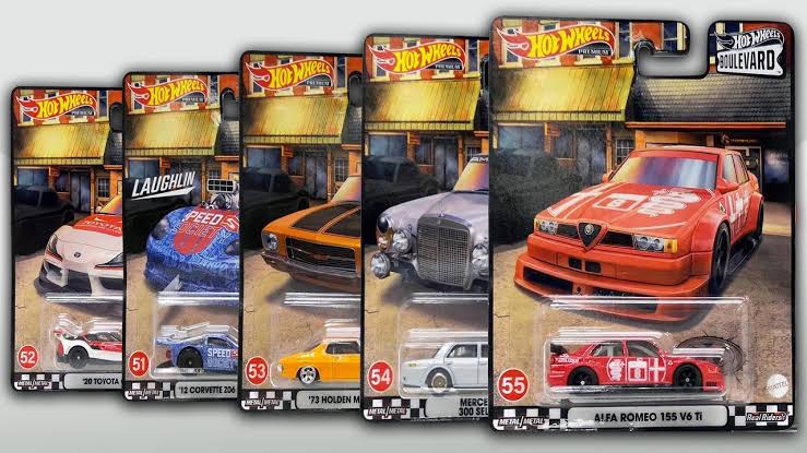 Hot Wheels Boulevard Set 51-55