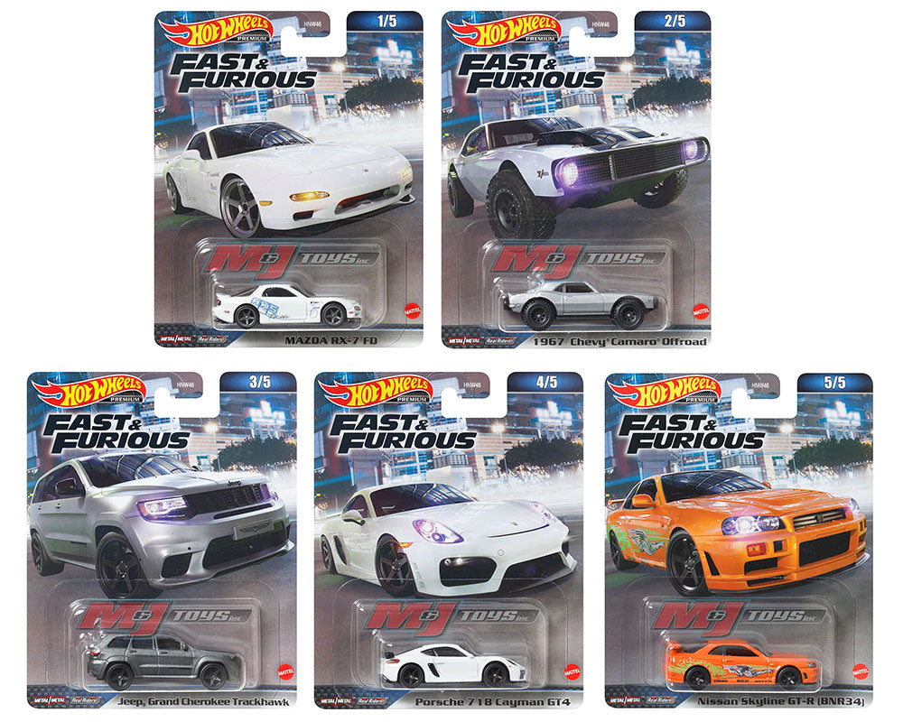 Hot Wheels 1:64 Fast & Furious Premium 2023 A Assortment – SouthernDiecast