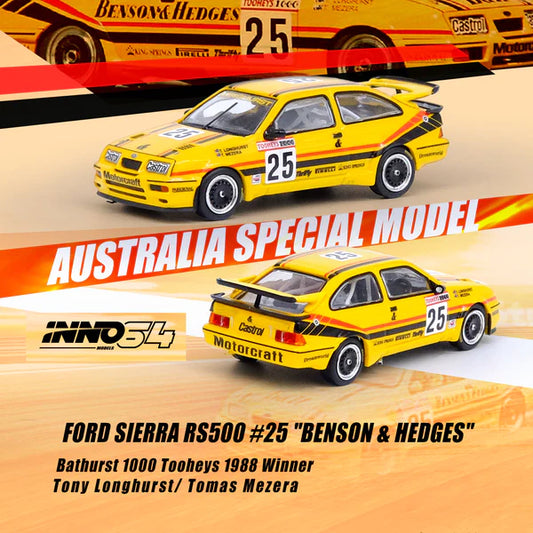 INNO64 1:64 FORD SIERRA RS500 #25 BENSON & HEDGES Bathurst 1000 Tooheys 1988 Winner AUSTRALIA SPECIAL EDITION