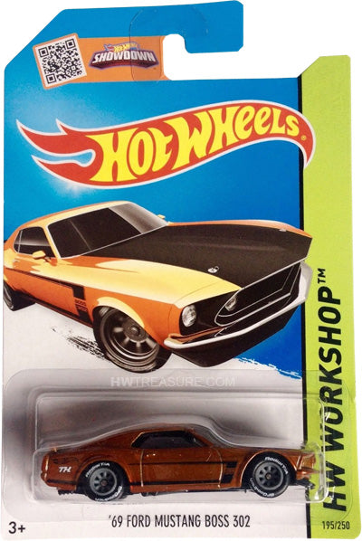 Hot Wheels ’69 Ford Mustang Boss 302 Super Treasure Hunt