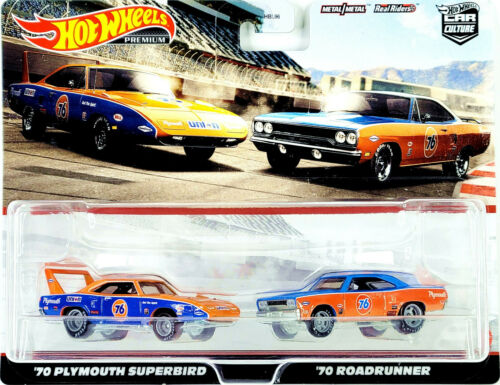 Hot Wheels Premium Car Culture twin pack Plymouth Superbird & Roadrunner