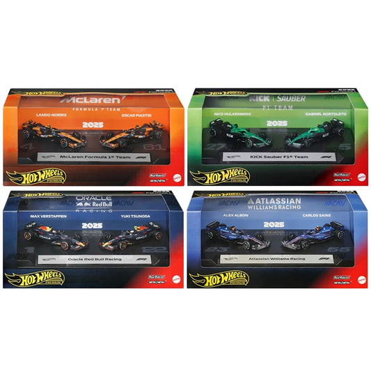 (Preorder) Hot Wheels Formula 1 2026 Mix 2B Vehicle 2-Pack Case of 4