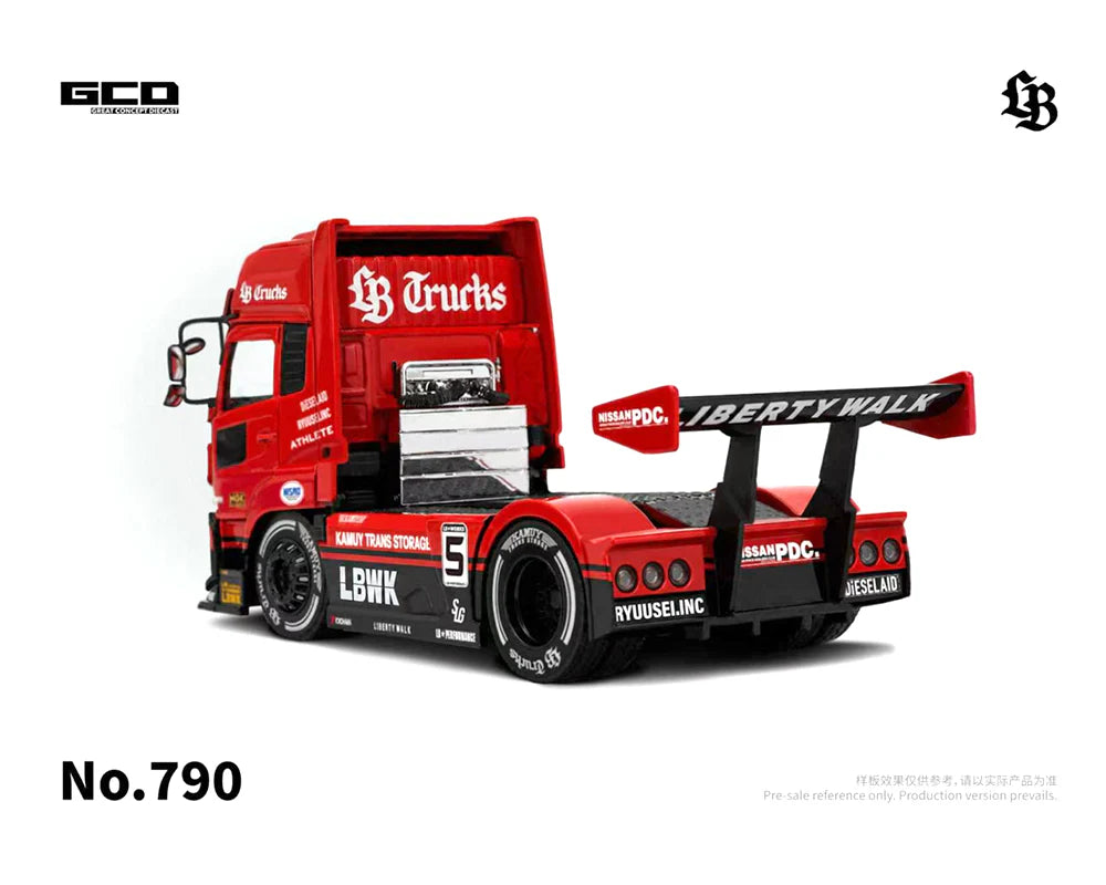 (Preorder) GCD 1:64 LBWK UD Quon 2022 Super Silhouette -Red – Special Edition