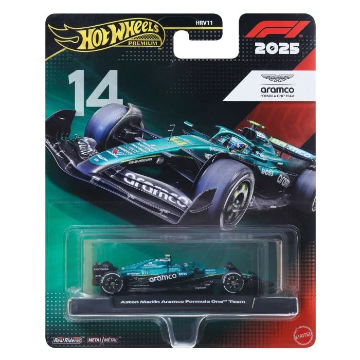 Hot Wheels Formula 1 2025 Aston Martin Aramco Formula One Team #14