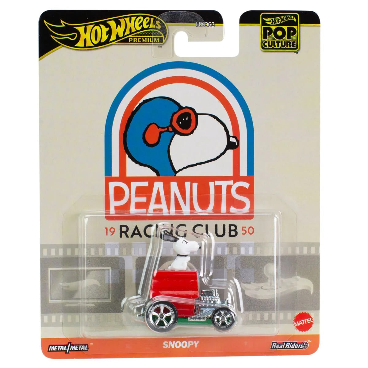 Hot Wheels Pop Culture B Case 'Peanuts Racing Club' Snoopy