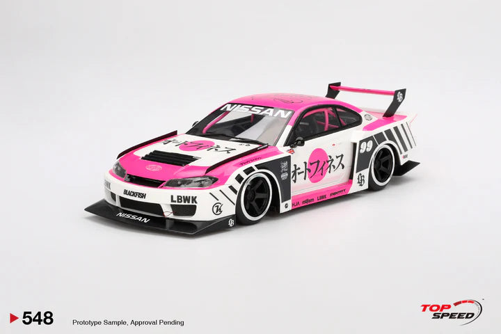 1:18 Nissan S15 Silvia LB-Super Silhouette -- Auto Finesse SEMA 2023 -- TopSpeed