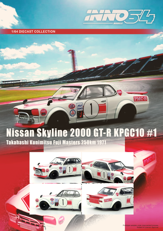 (Preorder) INNO64 1:64 Nissan Skyline 2000 GT-R KPGC10 #1