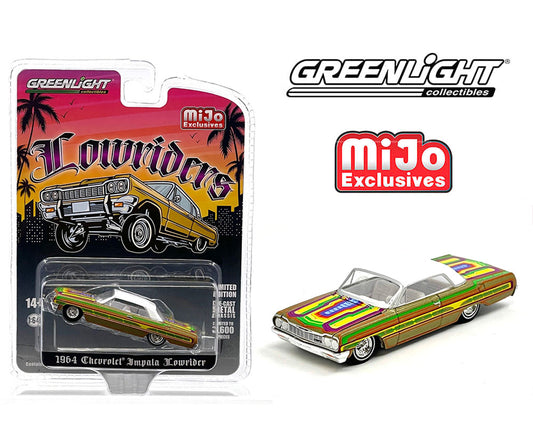 Greenlight 1:64 1964 Chevrolet Impala SS Lowriders Limited 3,600 Pcs- Metallic Gold – MiJo Exclusives