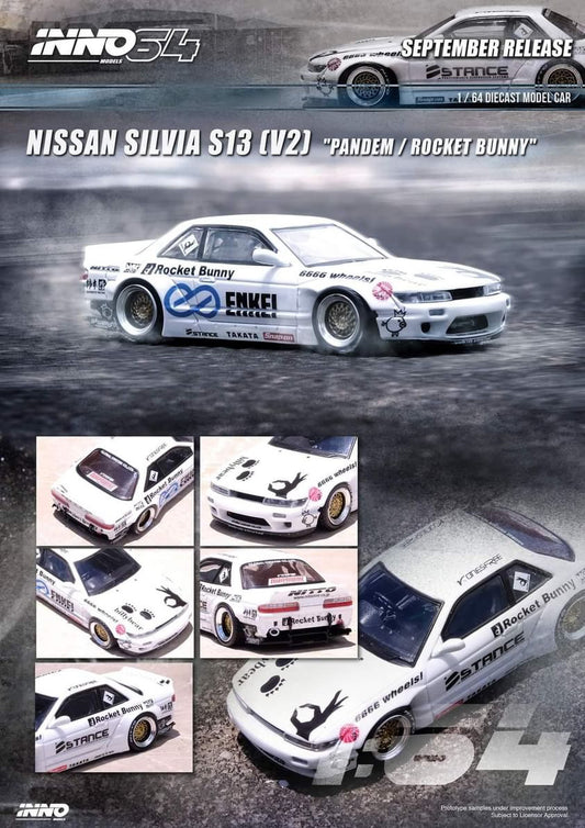 INNO64 1:64 Nissan Silvia S13 (V2) "Pandem/Rocket Bunny"