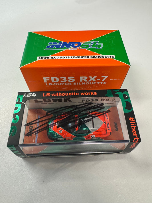 INNO64 LBWK RX7 (FD3S) LB-SUPER SILHOUETTE Chase Signed by Hyuma
