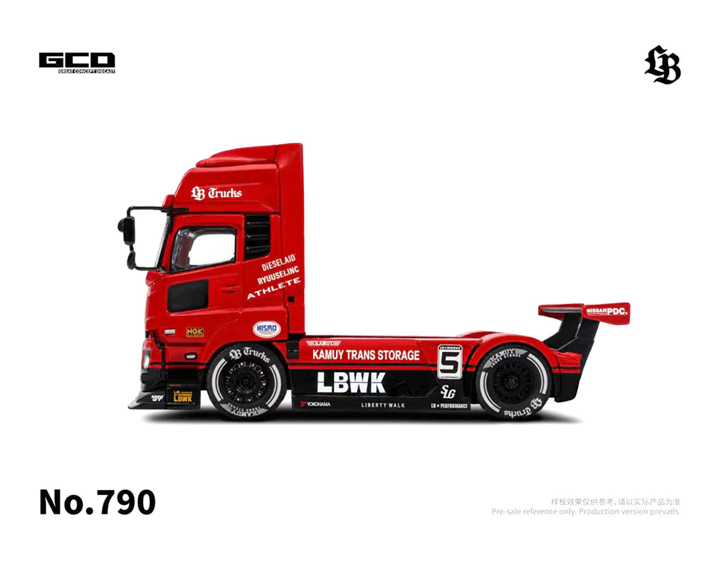 (Preorder) GCD 1:64 LBWK UD Quon 2022 Super Silhouette -Red – Special Edition