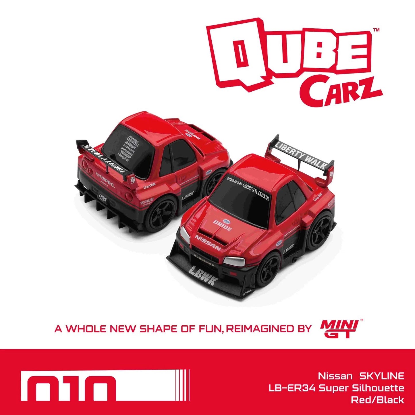 (Preorder) Mini GT 1:64 QubeCarz - Release #3