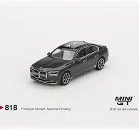 Mini GT 1:64 BMW i7 xDrive60 Dravit Grey (818)