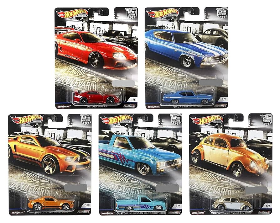 Hot wheels Premium Cruise Boulevard Complete Set