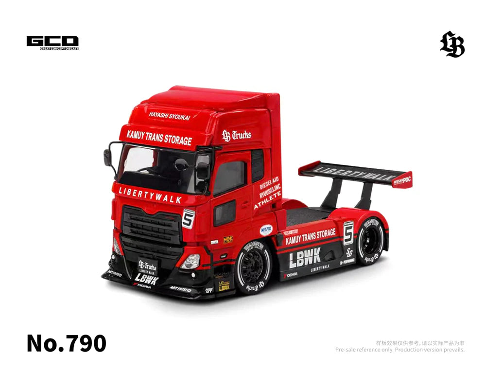 (Preorder) GCD 1:64 LBWK UD Quon 2022 Super Silhouette -Red – Special Edition