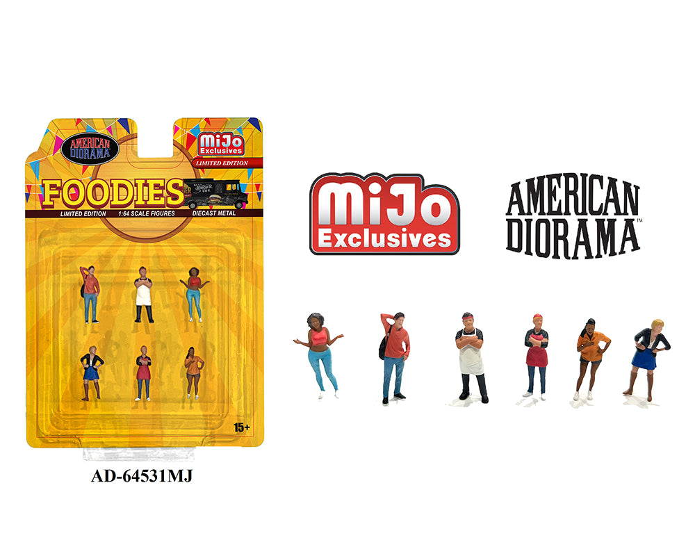 American Diorama 1:64 Figures – Foodies – MiJo Exclusives Limited Edition