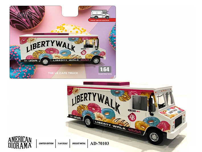 1:64 American Diorama  Food Truck Series LB Cafe