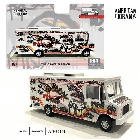 AMERICAN DIORAMA 1:64 FOOD TRUCK SERIES – THE GRAFFITI TRUCK