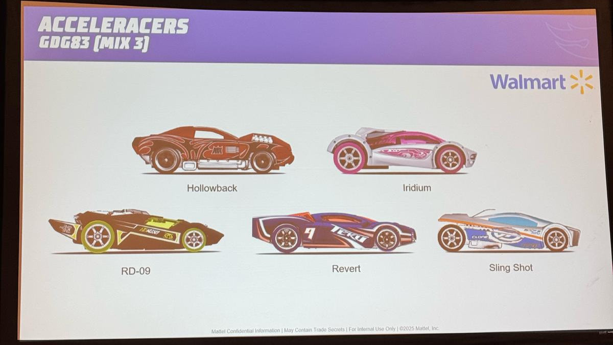 Acceleracers MIX 3 HOLLOWBACK IRIDIUM RD-09 REVER1 SLING SHOT