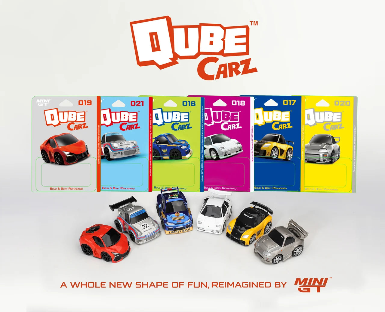 (Preorder) Mini GT 1:64 QubeCarz - Release #4