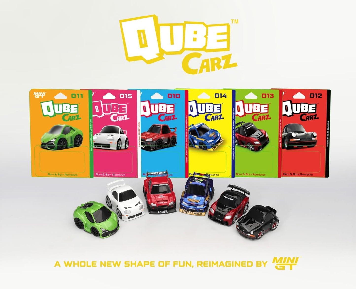 (Preorder) Mini GT 1:64 QubeCarz - Release #3