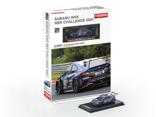 Kyosho 1:64 Subaru WRX NBR Challenge 2024 No.24 - Includes Mini Car & Book