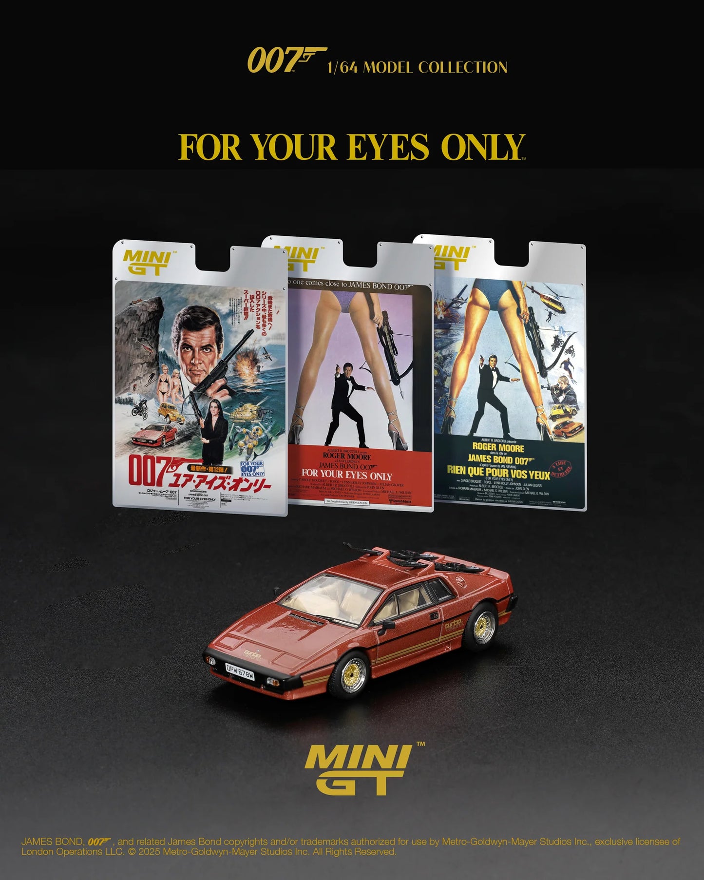 Mini GT 1:64 Lotus Esprit Turbo (Copper) "For Your Eyes Only