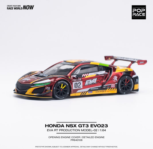 (Preorder) Pop Race 1:64 HONDA NSX GT3 EVO22 EVA RT PRODUCTION MODEL-02