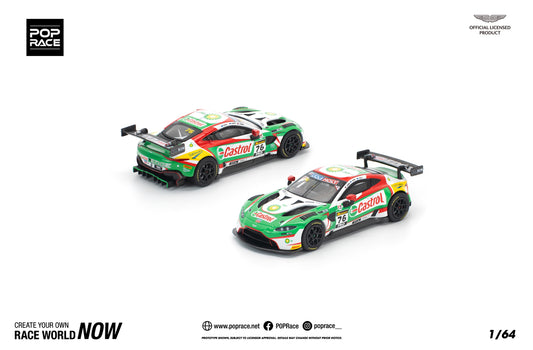 (Preorder) Pop Race 1:64 Aston Martin Vantage GT3 Castrol Bathurst 12 Hour 2020