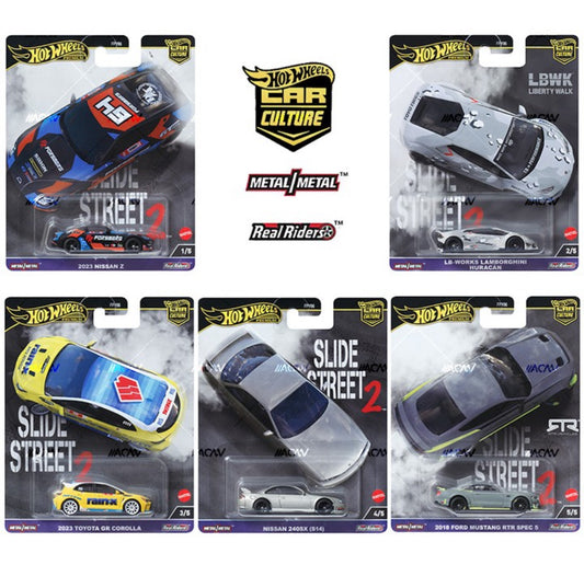 Hot Wheels 1:64 Car Cultures 2024 Slide Street 2