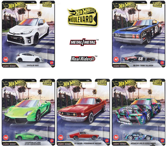 (Preorder) Hot Wheels Boulevard #146-150 Set of 5