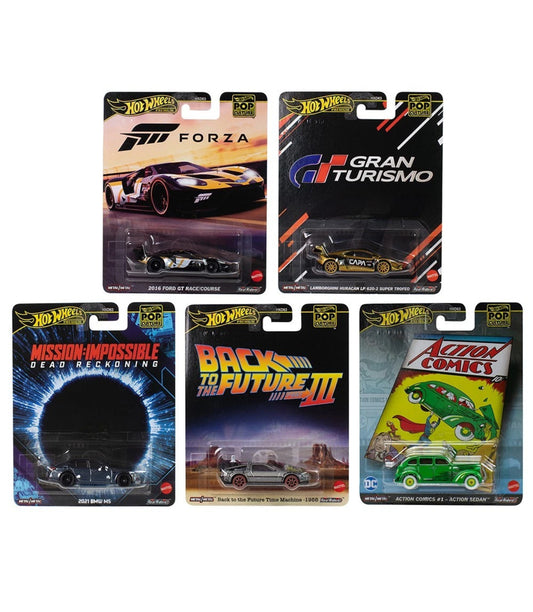 (Preorder) Hot Wheels Pop Culture L Case 2025 Set of 5