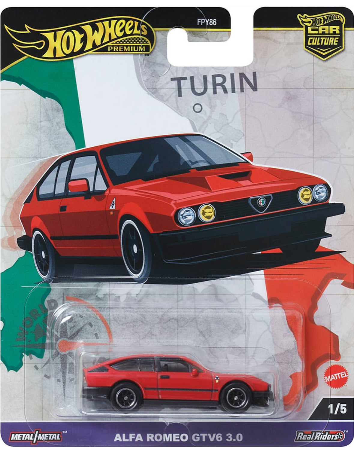 Hot Wheels 1:64 Car Culture 2024 World Tour Set of 5