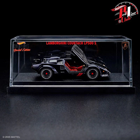 Hot Wheels Special Edition RLC '82 Lamborghini Countach LP500 S Black (#7416/12000)