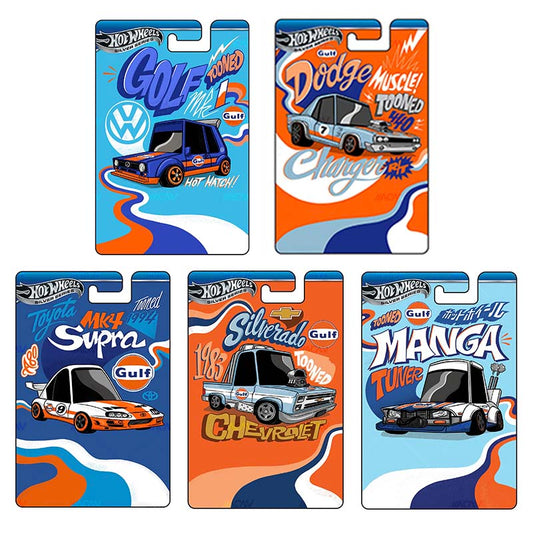 Hot Wheels Silver Series 2025 Gulf Tooned Mix 2L