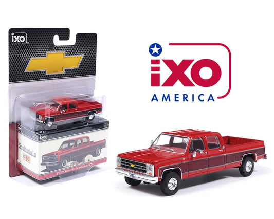 (Preorder) IXO Model 1:64 1979 Chevrolet Scottdale Carmine Red Limited Edition