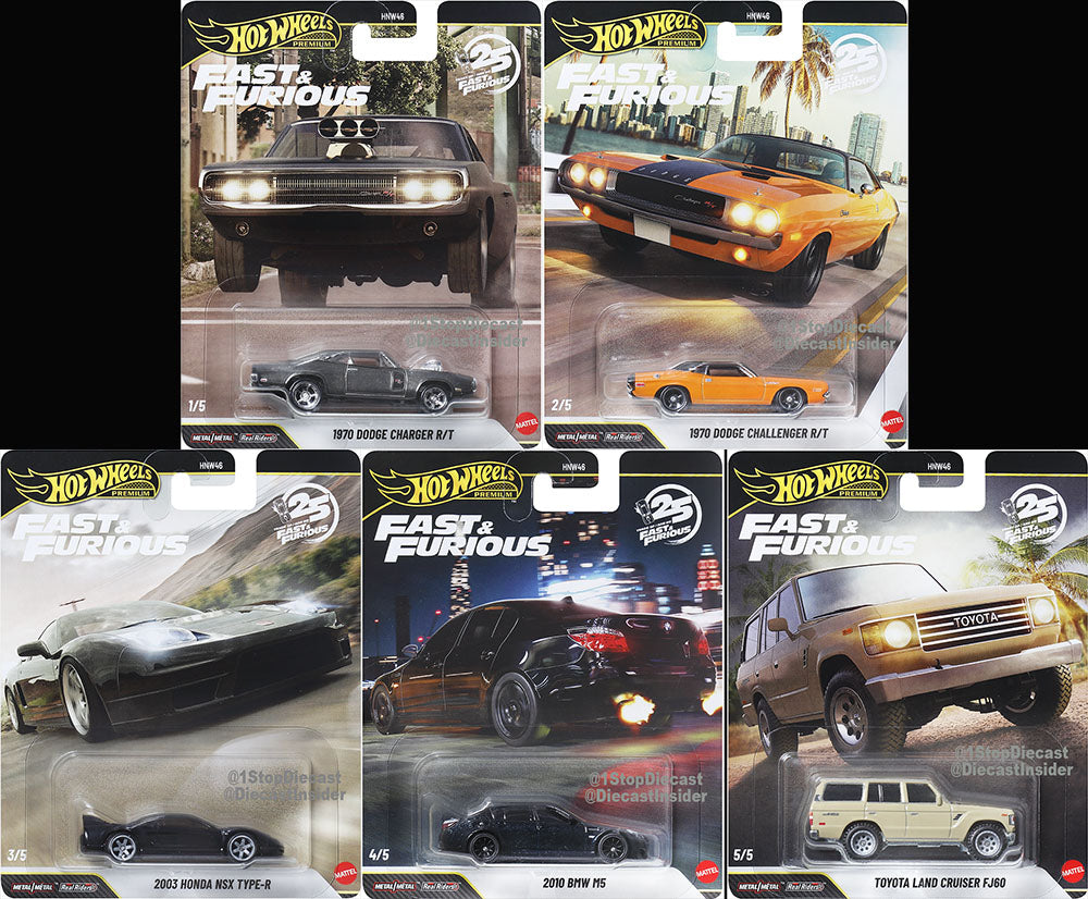 Hot Wheels Premium 1:64 Fast & Furious 2026 Mix Q Case of 10