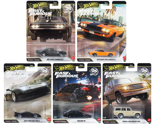 Hot Wheels Premium 1:64 Fast & Furious 2026 Mix Q Case of 10