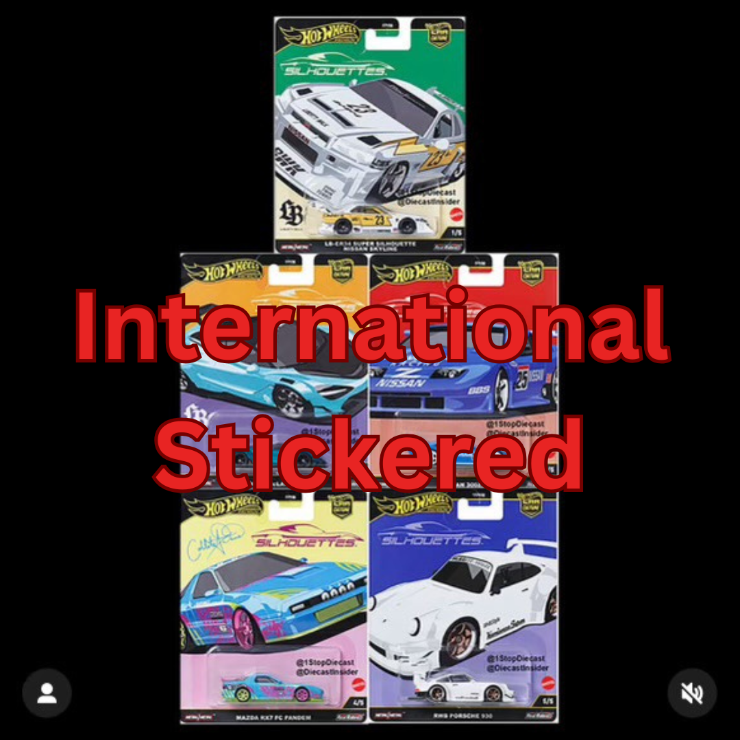 Silhouettes 2019 Car Culture Hot Wheels Preorder) Hot Wheels 1:64