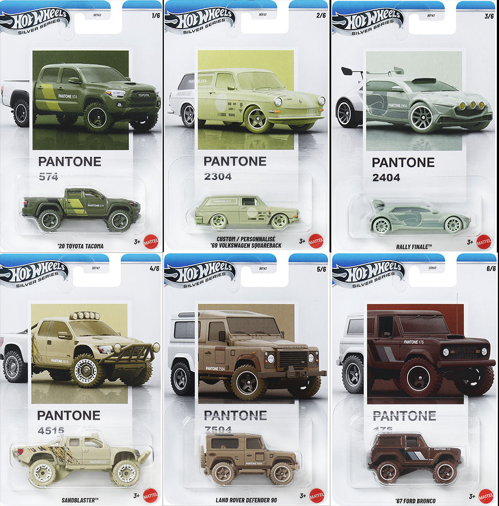 Hot Wheels 2026 Silver Series Pantone B Case of 10