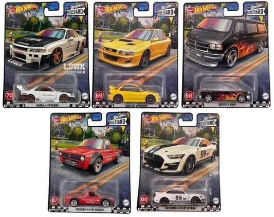 Hot Wheels Boulevard #66-70 Set of 5