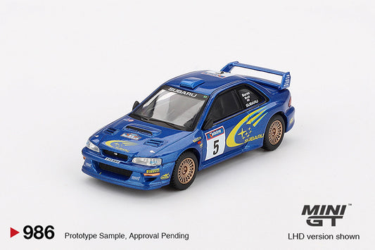 (Preorder) Mini GT Subaru Impreza WRC99 - #5, Richard Burns / Robert Reid - Winner, 1999 Rally Australia -  Australia Market Exclusive