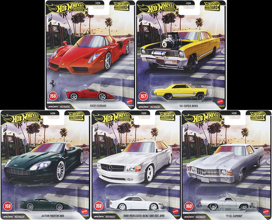 (Preorder) Hot Wheels Boulevard #156-160 Set of 5