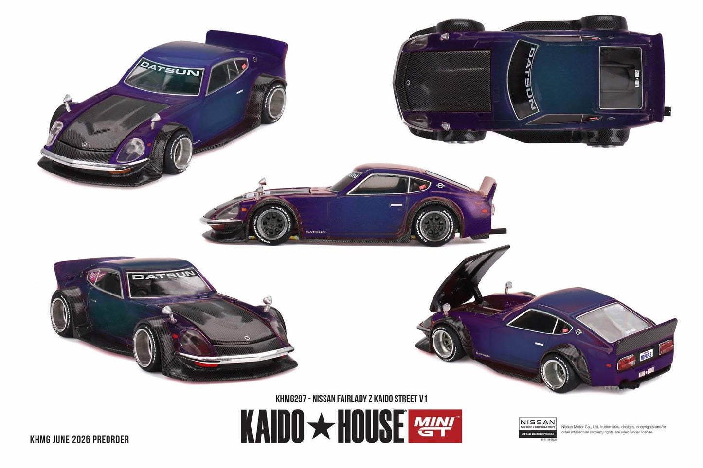 (Preorder) Kaido House x Mini GT 1:64 Nissan Fairlady Z Kaido Street V1 - KHMG297